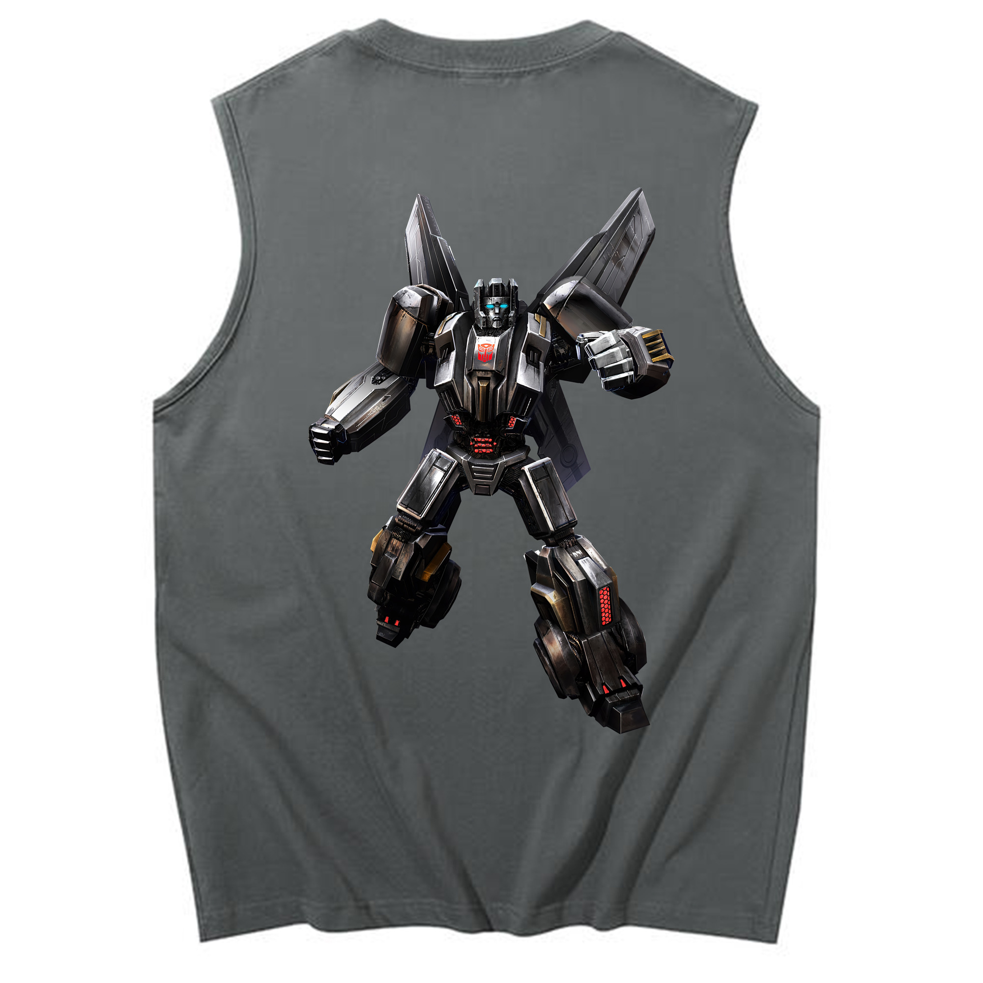 （画像用） Transformers トランスフォーマー コットン100％タンクトップ（背面プリント）